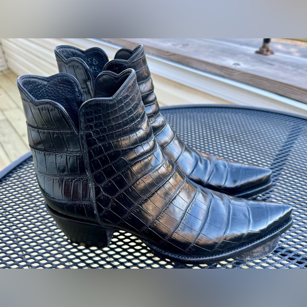 SOLD! The Stallion Crocodile Zorro Zipper Boot❤️🐊